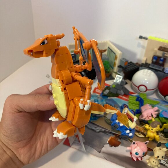 Mixed Lot of Pokemon Mega Construx Figures + Incomplete Sets + Manuals Charizard - Picture 6 of 16